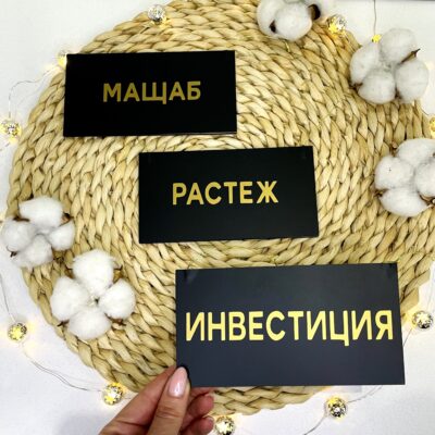 Декоративни табелки с мотивиращи послания за корпоративна коледна украса